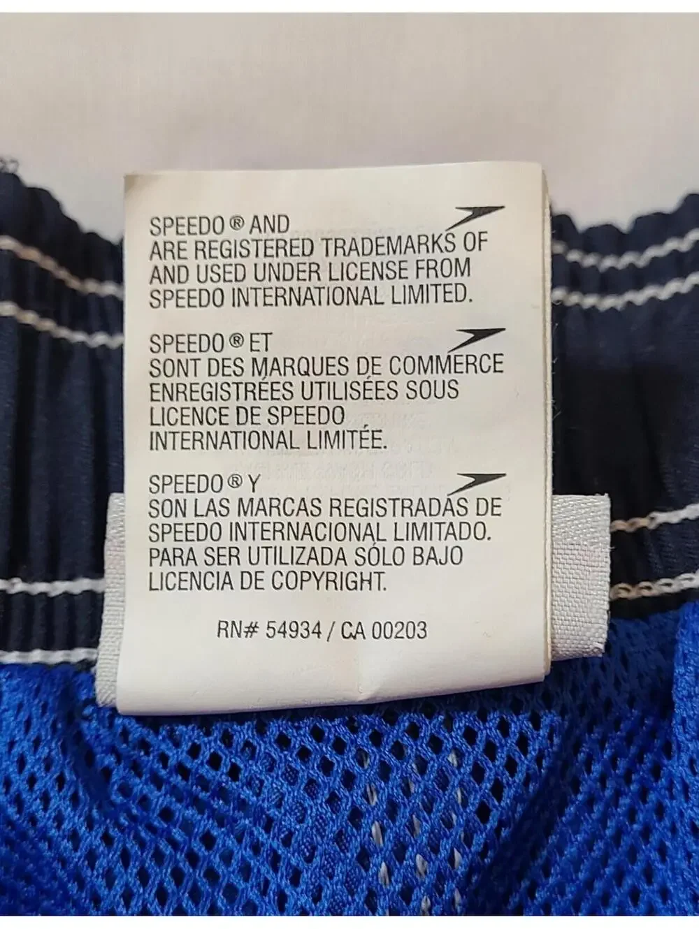Speedo Swimmimg Shorts Mens Size Large Blue Surfing Trunks Beach Coastal Sports
